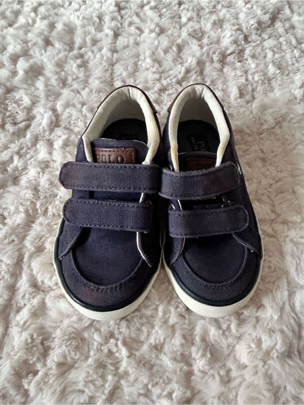 Polo Ralph Lauren Bal Harbour Repeat Sneaker Kids Sneakers Blue & Brown